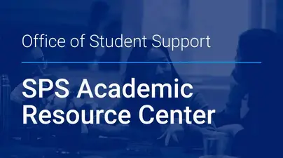 SPS Academic Resource Center Banner. Office of Student Support