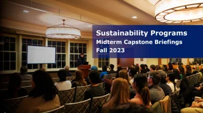 Sustainability capstones