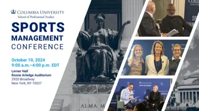 Hosted by the M.S. in Sports Management program.