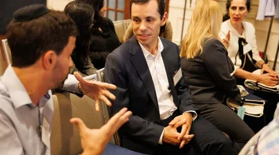 Viorel Popescu at the Fall Faculty Welcome event