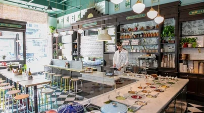 The interior of Le Botaniste