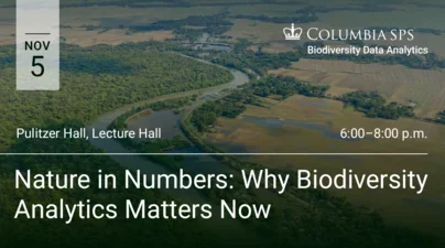 Biodiversity Data Analytics launch event graphics