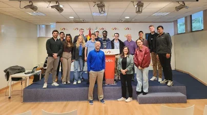 SPRT students at LALIGA