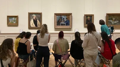 NMED students at the Met