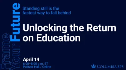 Unlocking the Return on Education