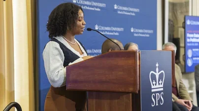 Political Analytics student Kayla Willis