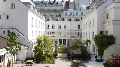 Image of Middle Garden in Reid Hall in Paris, France