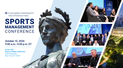 Sports Management Conference 2026 graphic