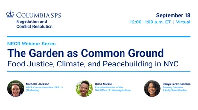 The Garden as Common Ground