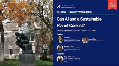 Can AI and a Sustainable Planet Coexist