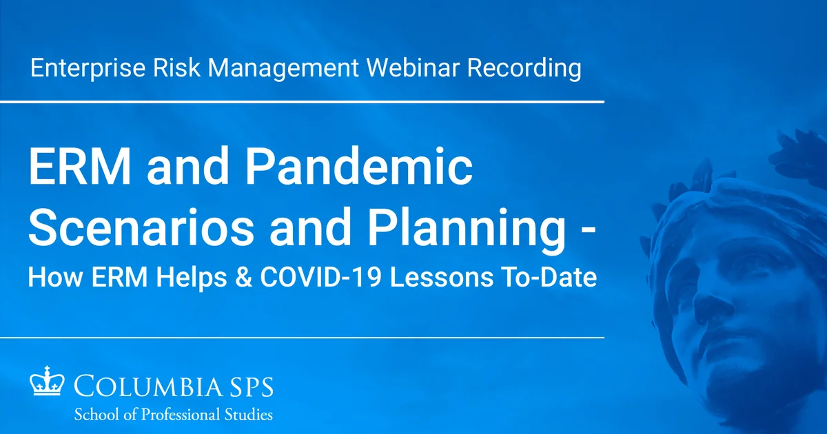Webinar Recording: ERM and Pandemic Scenarios and Planning - How ERM ...
